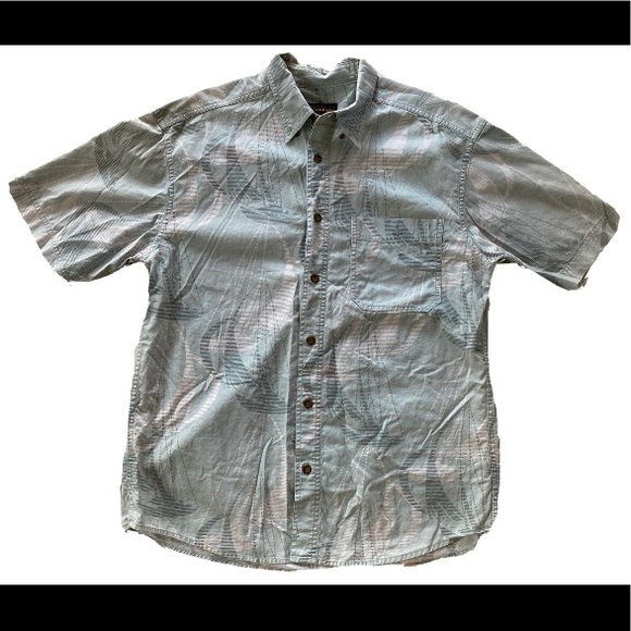 Woolrich Mens Medium Collared Button Up Short Sleeve Shirt - Picture 1 of 6